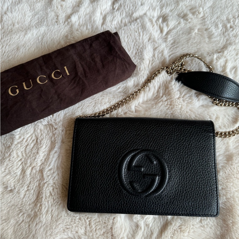 Gucci Soho Wallet on Chain Cross Body Bag